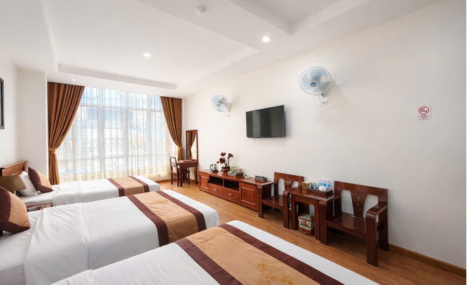Family room (3-4pp) (2 king beds)